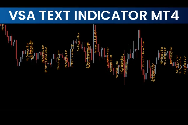 VSA Text Indicator mt4